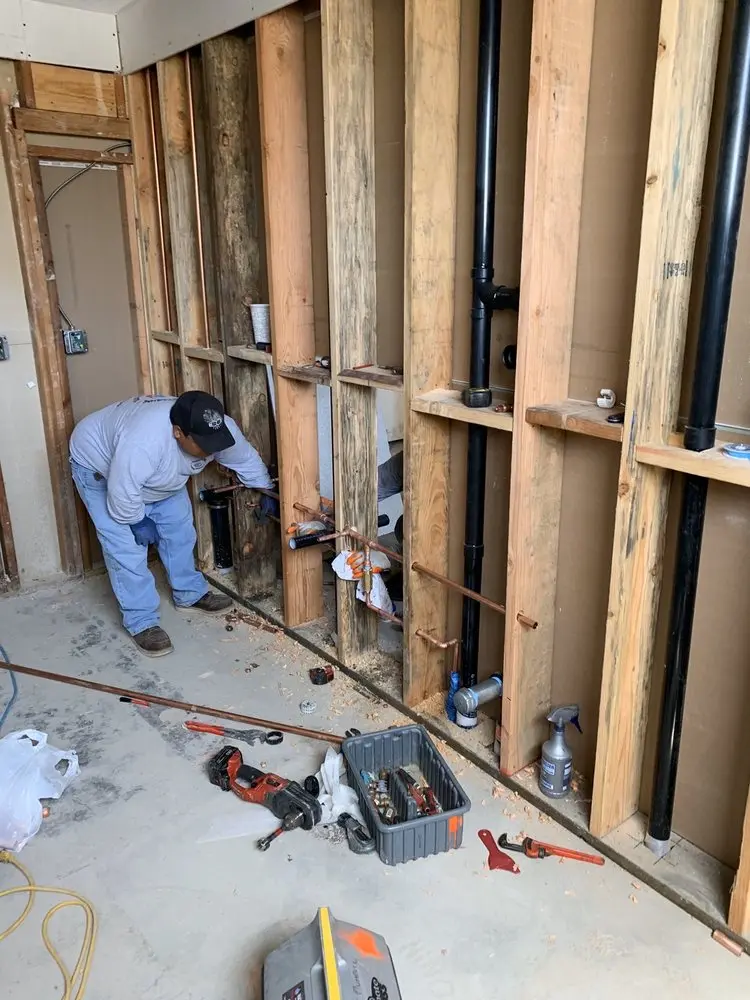 Commercial rough-in plumbing for Gas Line Repair in Cochran's Crossing